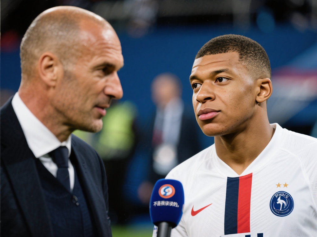 姆巴佩澄清与德尚关系并回应齐达内接任 关于齐达内可能取代德尚这一问题,姆巴佩则