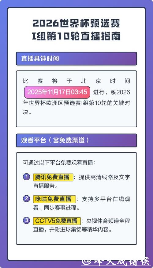 2026世界杯直播全程观看指南